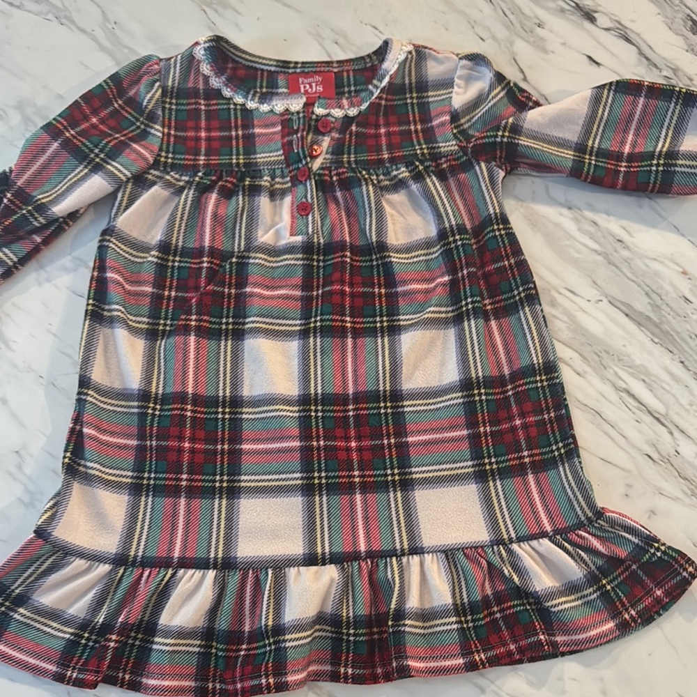 Plaid Kids Pajamas by Hatley - Red and Green